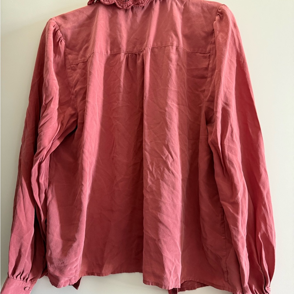 Sezane Chlo Shirt - Rosewood - Picture 5 of 5
